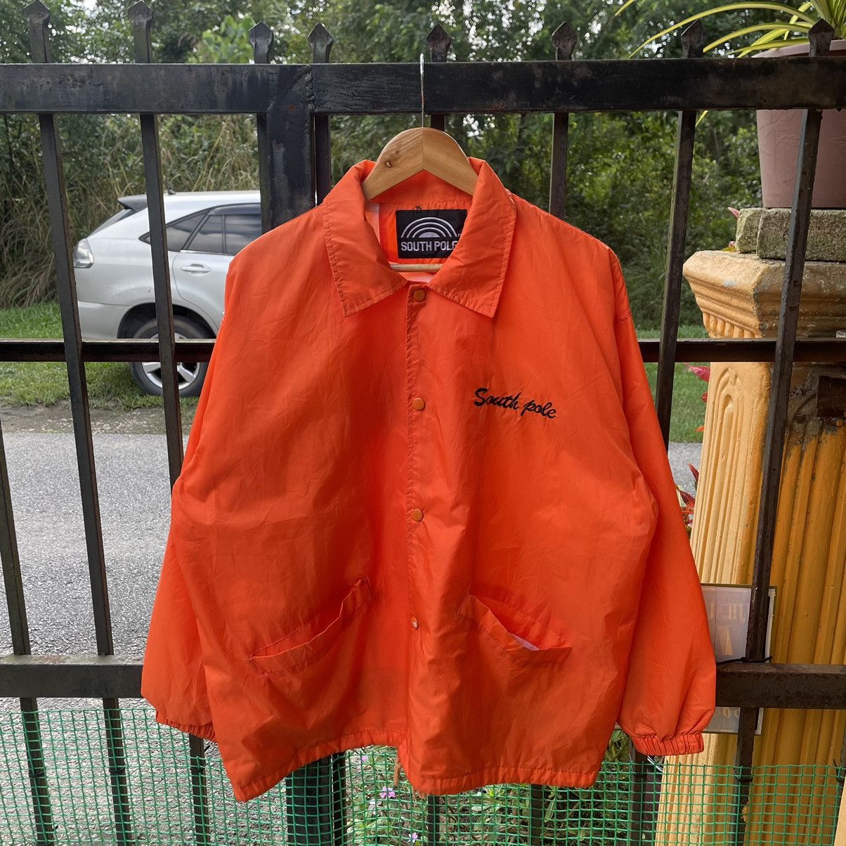Vintage 🔥Vintage South Pole Big Logo Snap Buttons Coach Light Jacket Size US XL / EU 56 / 4 - 2 Thumbnail