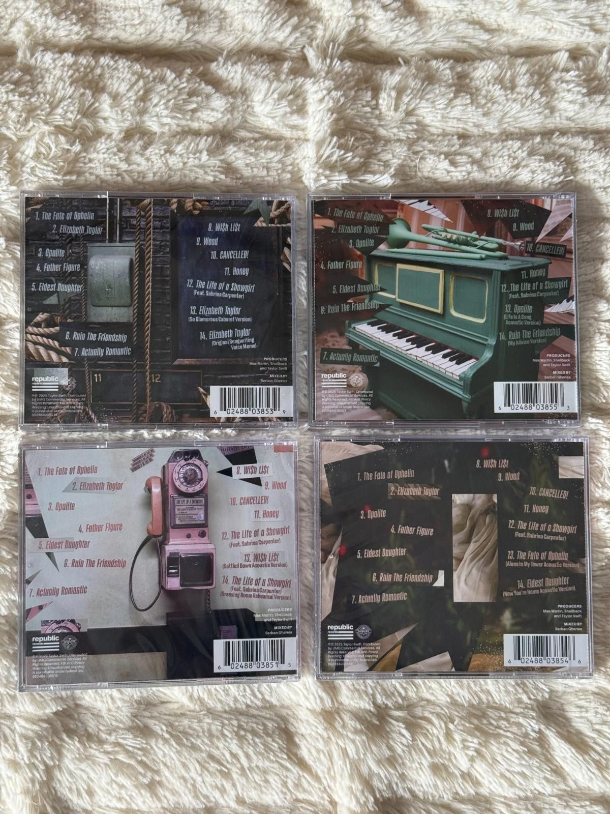 Other Taylor Swift The Life Of A Show Girl Bonus Acoustic Tracks Size ONE SIZE - 3 Thumbnail