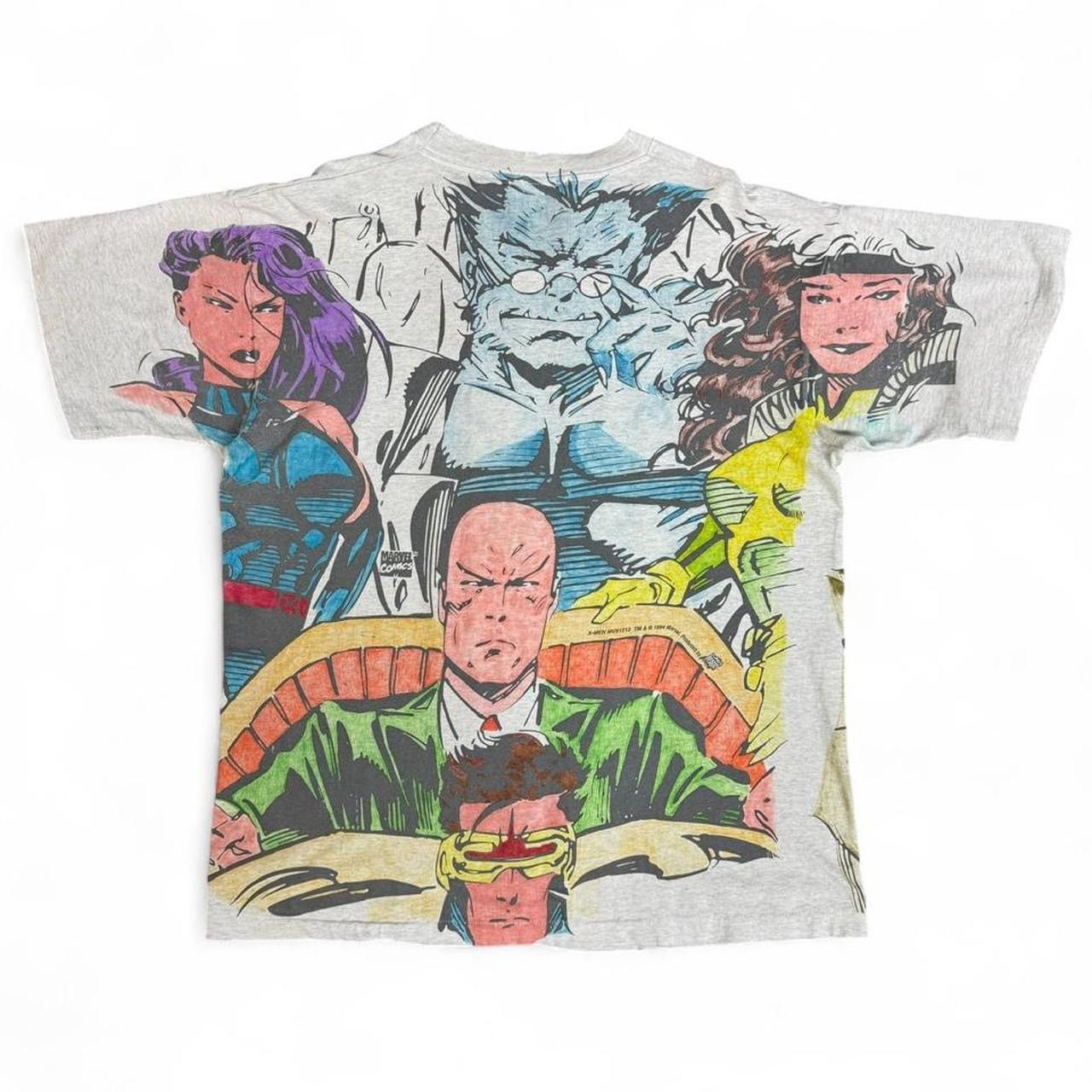 Fruit Of The Loom 1993 Marvel Comics X-Men hand painted print T-shirt size XL Size US XL / EU 56 / 4 - 4 Thumbnail