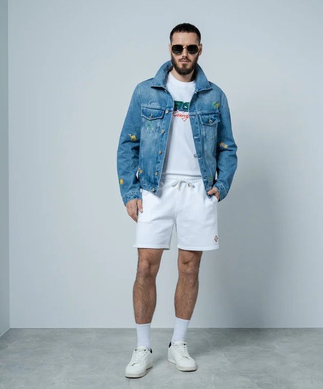 Casablanca o1y0526 Denim Jacket in Blue Size US M / EU 48-50 / 2 - 4 Thumbnail