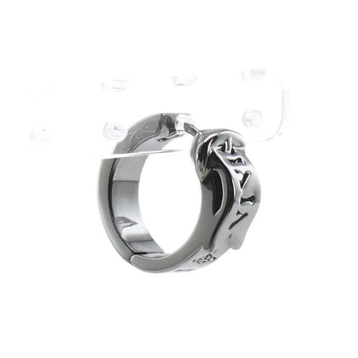 Vivienne Westwood Vivienne Westwood Brass Engraved Earrings in Silver Size ONE SIZE - 6 Thumbnail