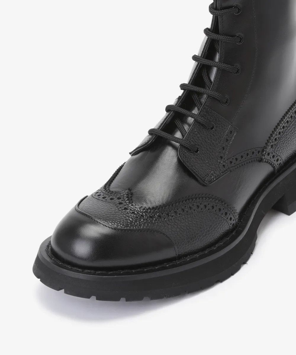 Alexander McQueen o1w1db10725 Punk Worker Boot in Black Size US 10 / EU 43 - 5 Thumbnail