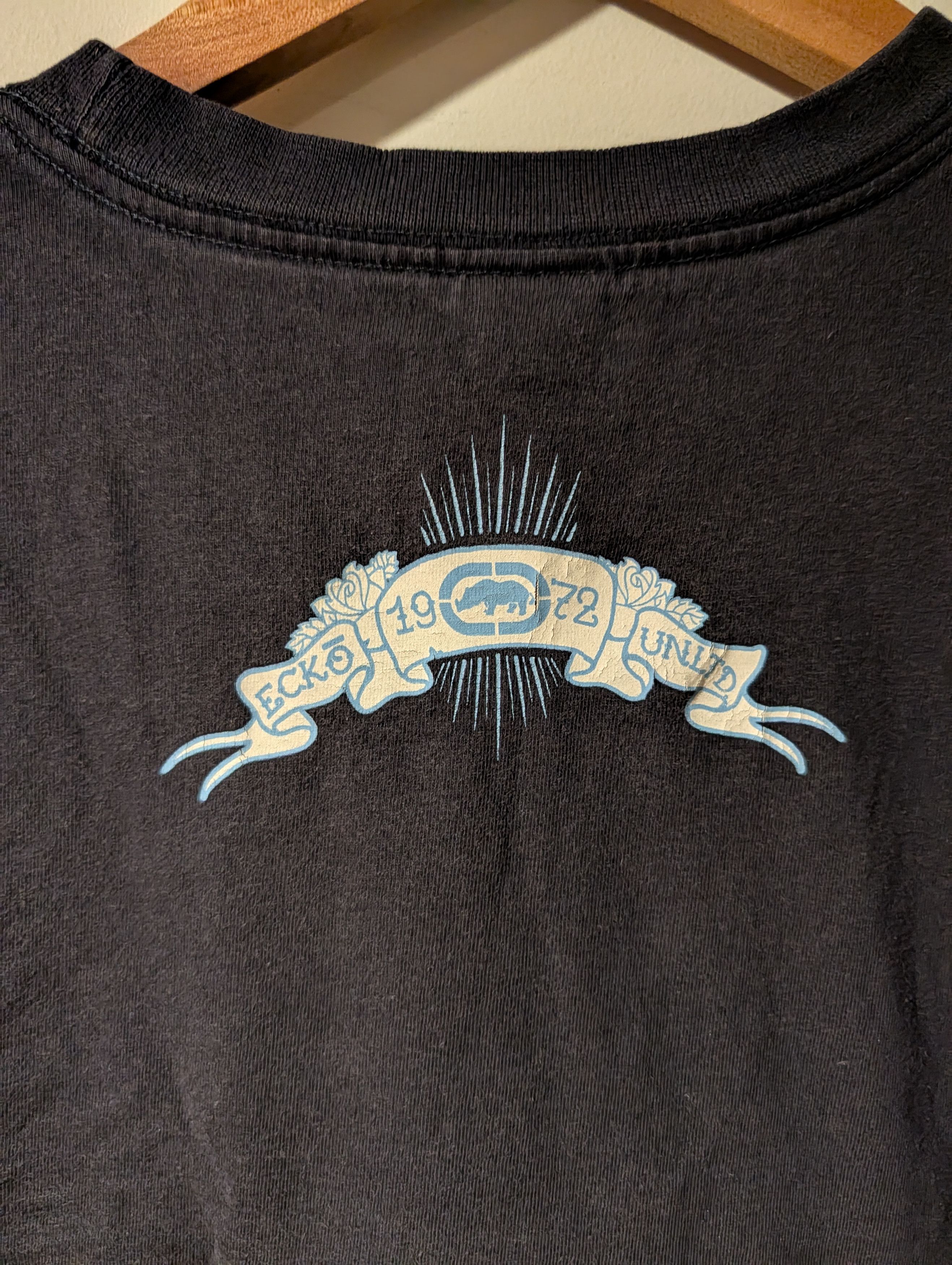 Ecko Unltd. Vintage Y2K Ecko Unlimited Logo Blue Large T-Shirt Size US L / EU 52-54 / 3 - 6 Thumbnail