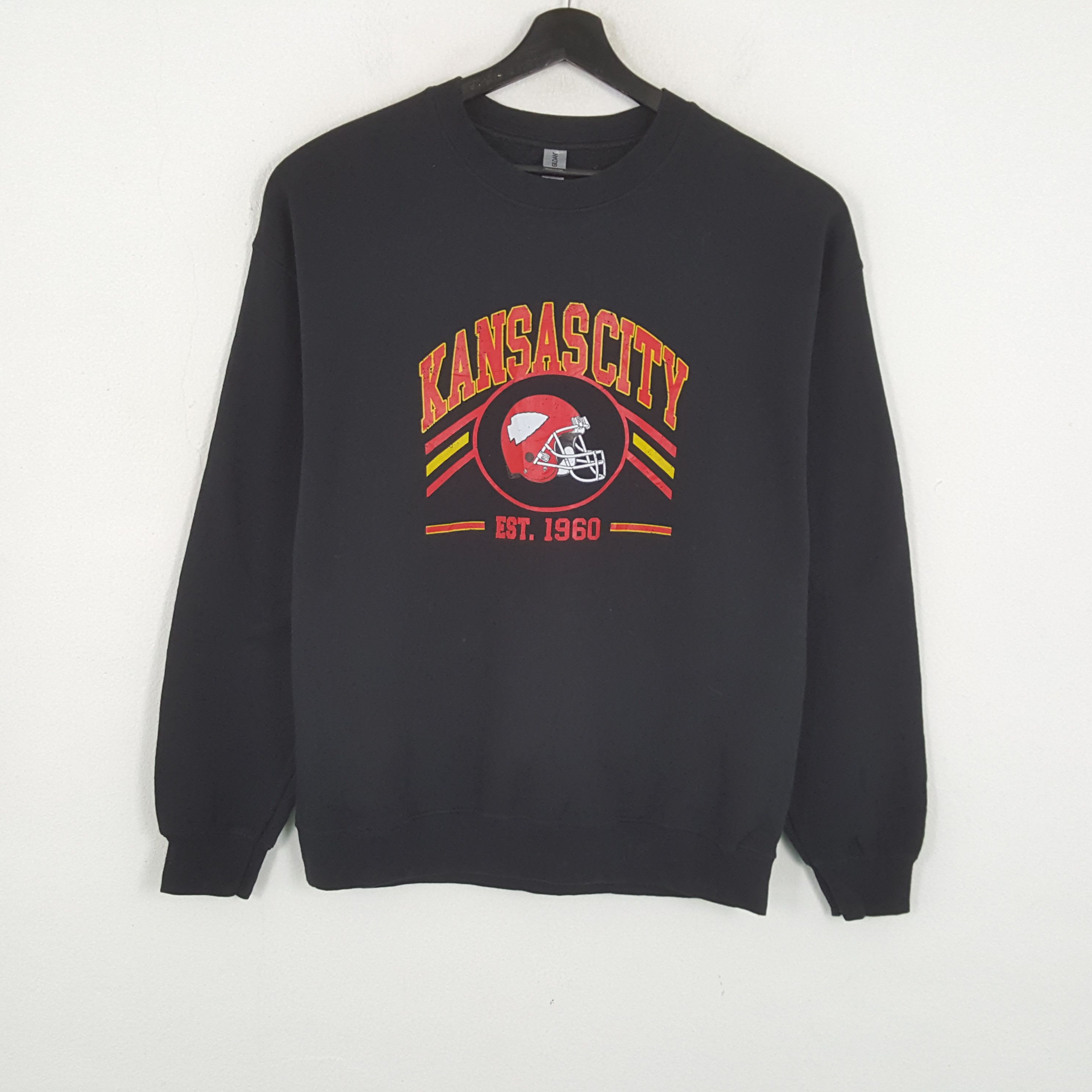 NFL × Vintage KANSAS CITY NFL Football Team Sweatshirt Size US M / EU 48-50 / 2 - 1 Thumbnail