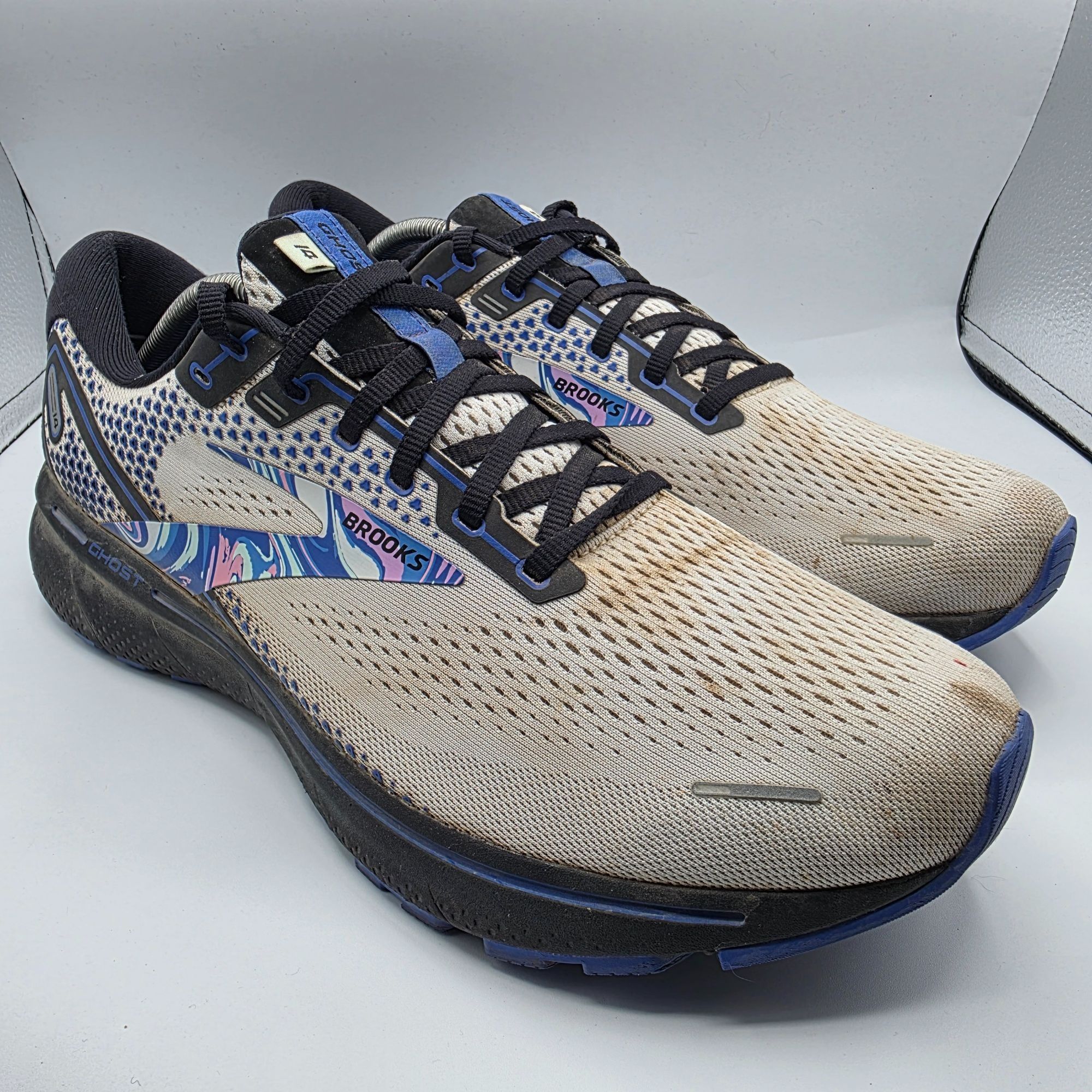 Brooks Brooks Ghost 14 Empower Her Mens Size 13 White Black Athleti Size US 13 / EU 46 - 1 Thumbnail