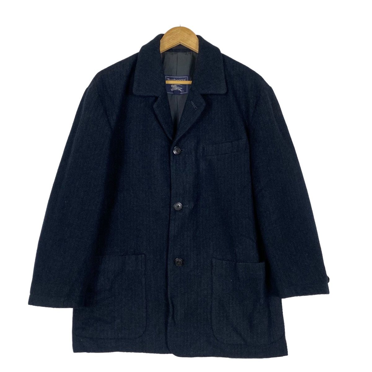 Burberry Burberrys jacket coat wool Size US M / EU 48-50 / 2 - 1 Thumbnail