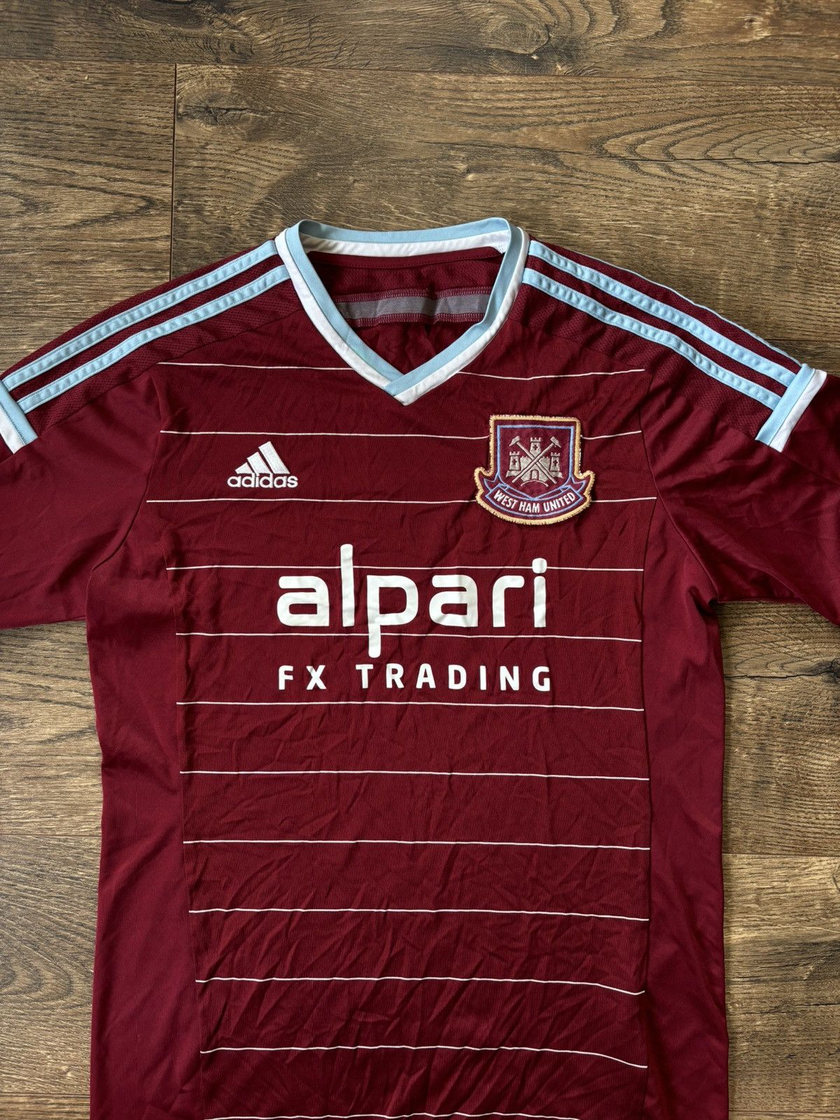Adidas × Vintage WEST HAM UNITED FC ADIDAS 2014 HOME SHIRT ADULT SIZE M-L Size US M / EU 48-50 / 2 - 4 Thumbnail