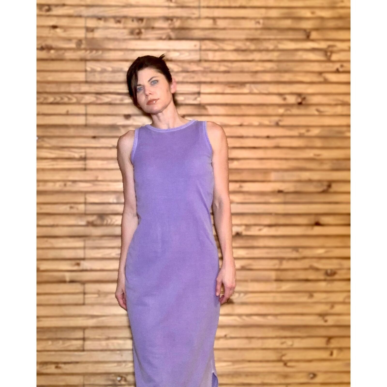 Other Vtg 90s Pastel Marsh Landing Maxi Body Con Tshirt Tank Dress Size S / US 4 / IT 40 - 8 Thumbnail