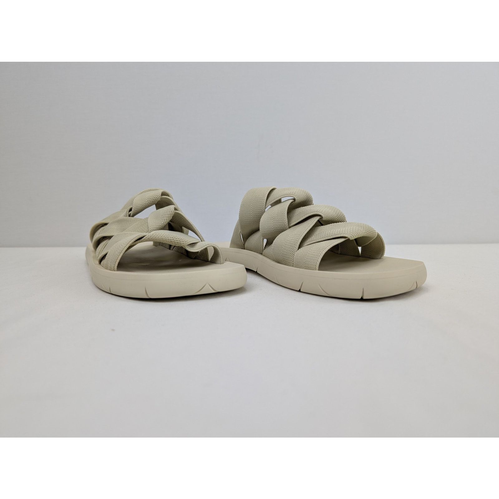 Bottega Veneta o1rshd1 Intrecciato Starfish Plat Sandal in Sea Salt Size US 10 / EU 43 - 3 Thumbnail