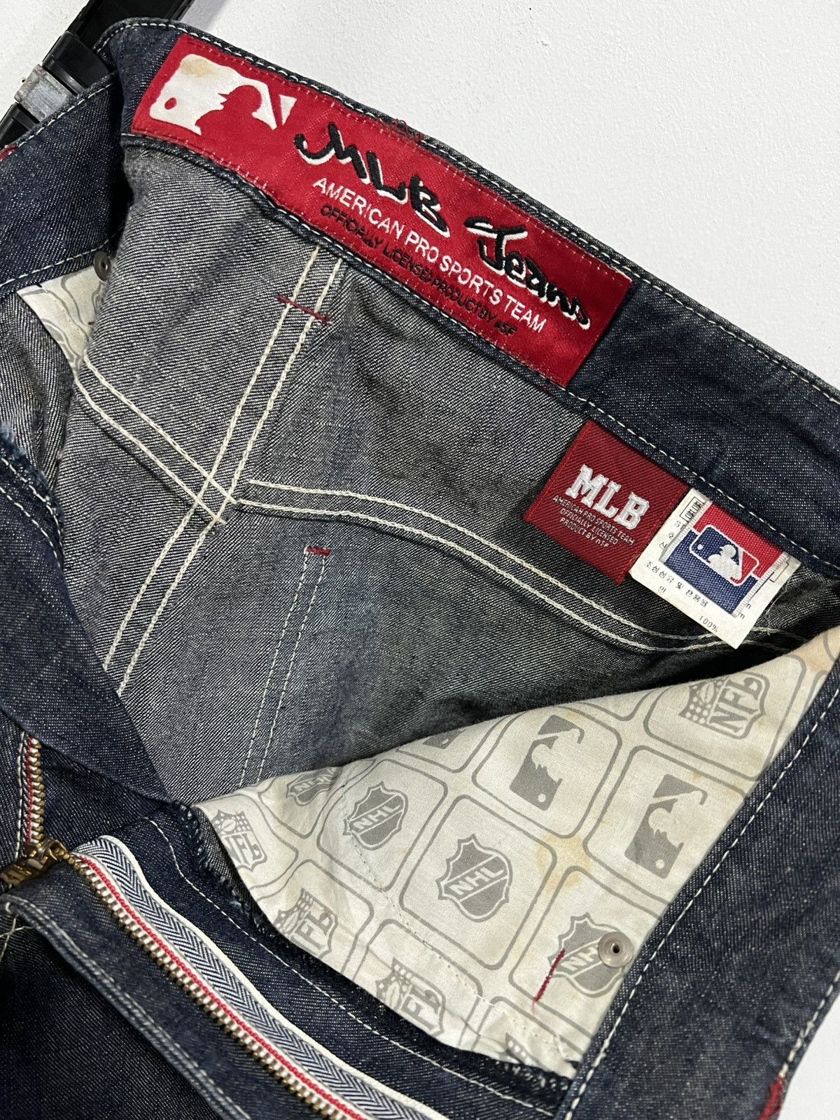 Japanese Brand × Vintage SS02 MLB BAGGY JORTS Size US 32 / EU 48 - 7 Thumbnail