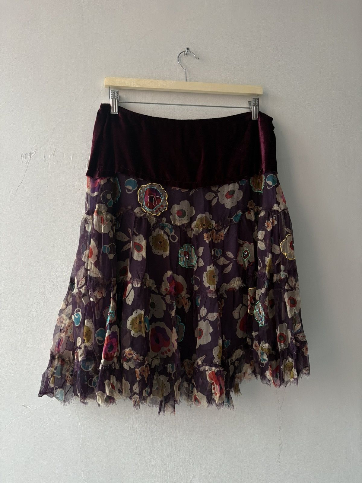 Vintage Park Bravo silk skirt Size 28" / US 6 / IT 42 - 3 Thumbnail
