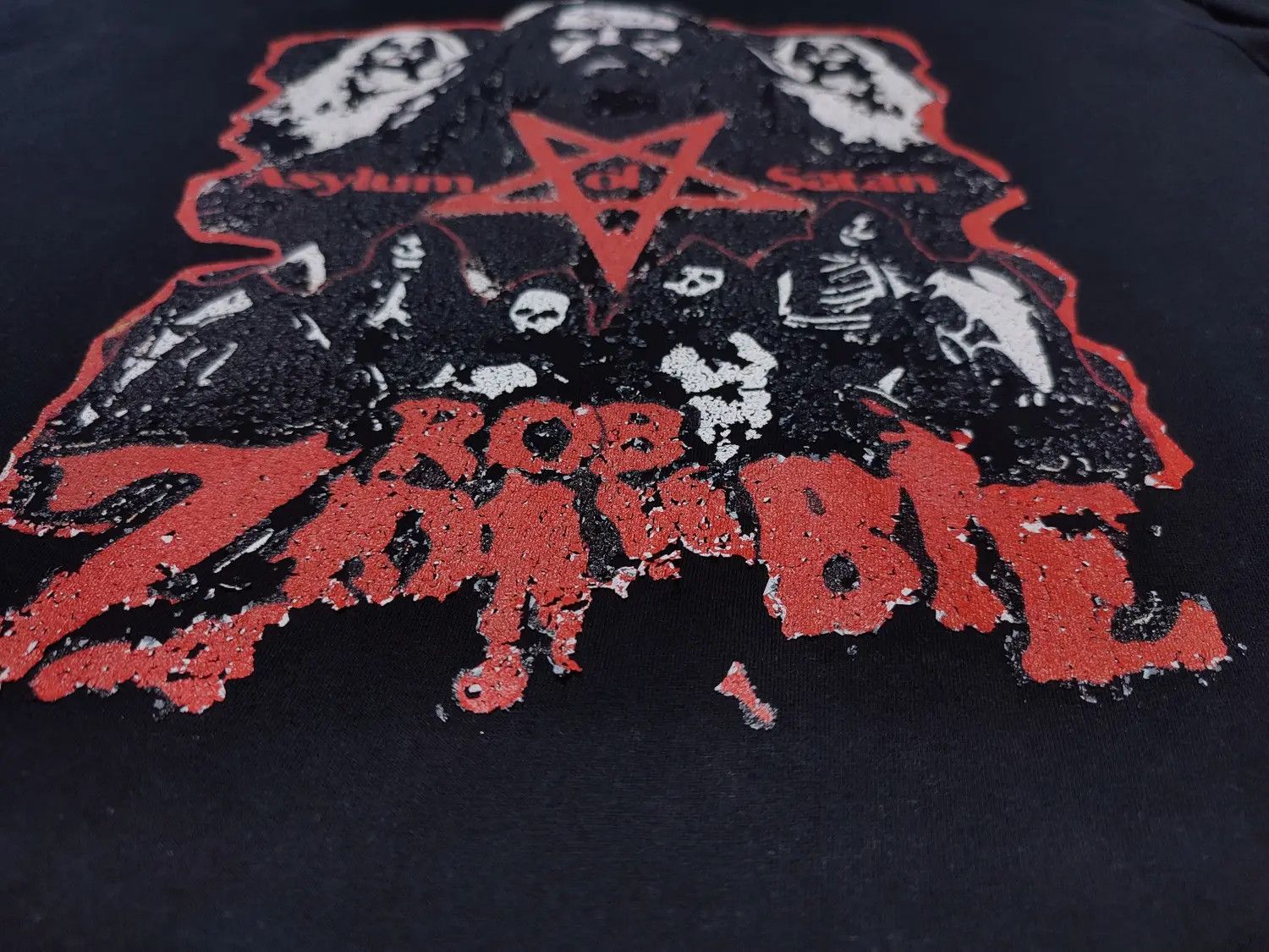 Band Tees Rob Zombie Asylum of Satan Long sleeve t-shirt Size US M / EU 48-50 / 2 - 9 Thumbnail