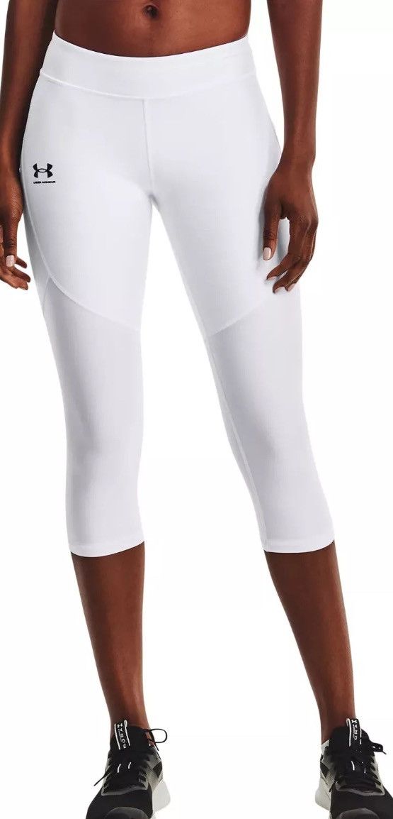 Under Armour Under Armour HeatGear Women's Team Capris Pants Leggings Size 27" / US 4 / IT 40 - 1 Thumbnail