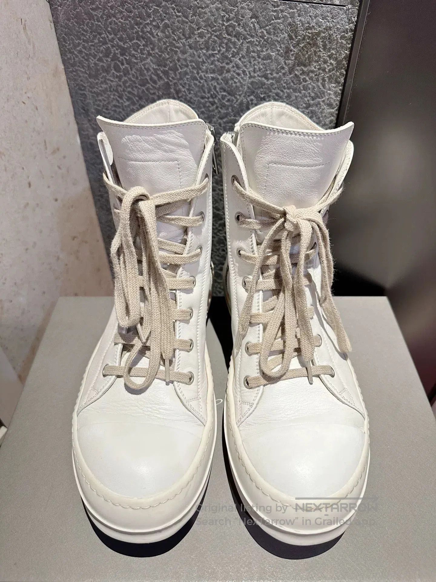 Rick Owens Rick Owens Converse Milk High-Top White. Size US 8 / EU 41 - 1 Thumbnail