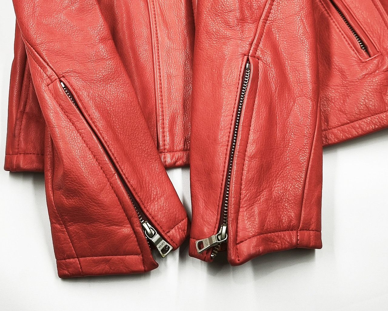 Y'2 Leather Y'2 LEATHER red riding women full leather jacket Size US XS / EU 42 / 0 - 11 Thumbnail