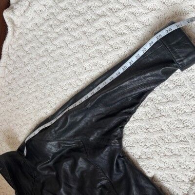 Other VTG Leather Blazer Petite Raglan Jacket Oversized Padded Sho Size US M / EU 48-50 / 2 - 7 Thumbnail