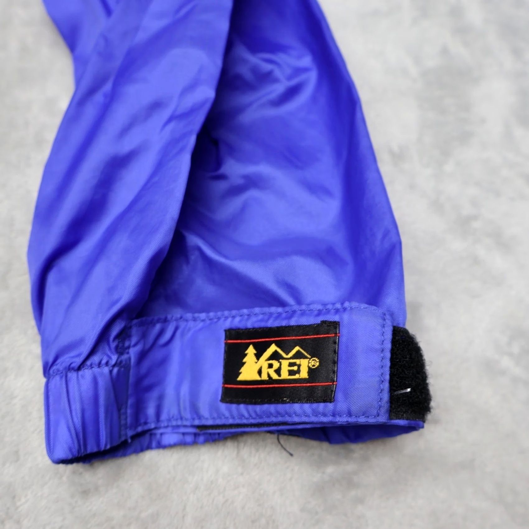 Vintage VTG REI Anorak Jacket Mens Medium Blue Hooded 1/2 Zip Pullover Light Wind Rain Size US M / EU 48-50 / 2 - 6 Thumbnail