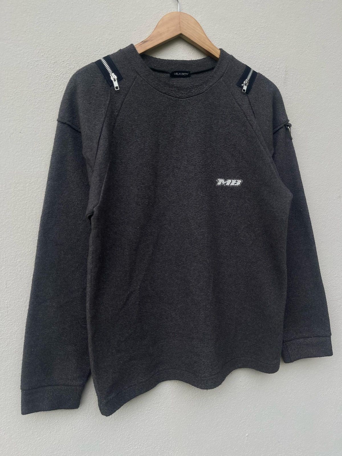 If Six Was Nine × Japanese Brand × Le Grande Bleu (L.G.B.) Milkboy Punk Bondage Style Sweatshirt Size US M / EU 48-50 / 2 - 2 Thumbnail