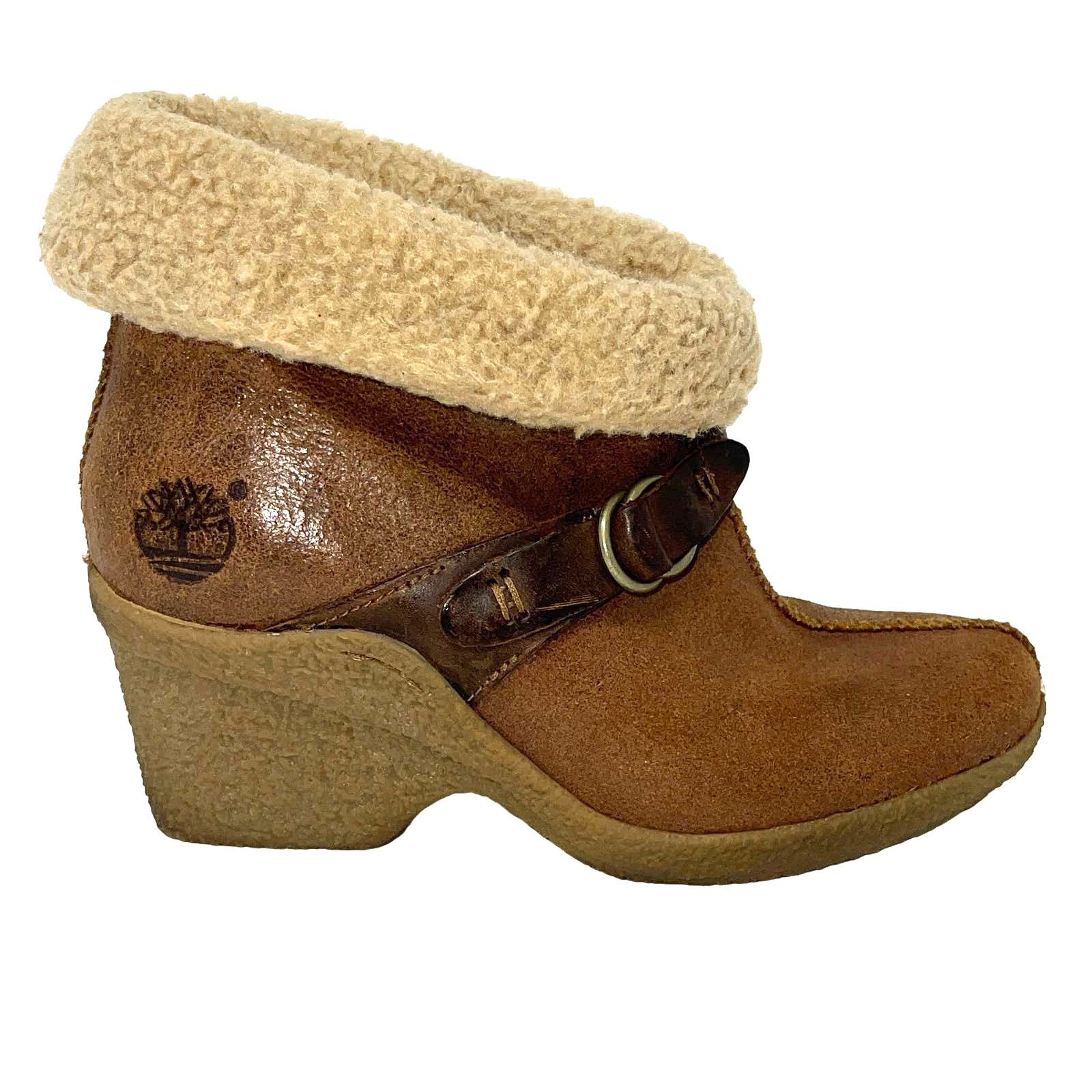 Timberland Timberland Earthkeeper Bayden Shearling Wedge Booties Size 6 Size US 6 / IT 36 - 1 Thumbnail