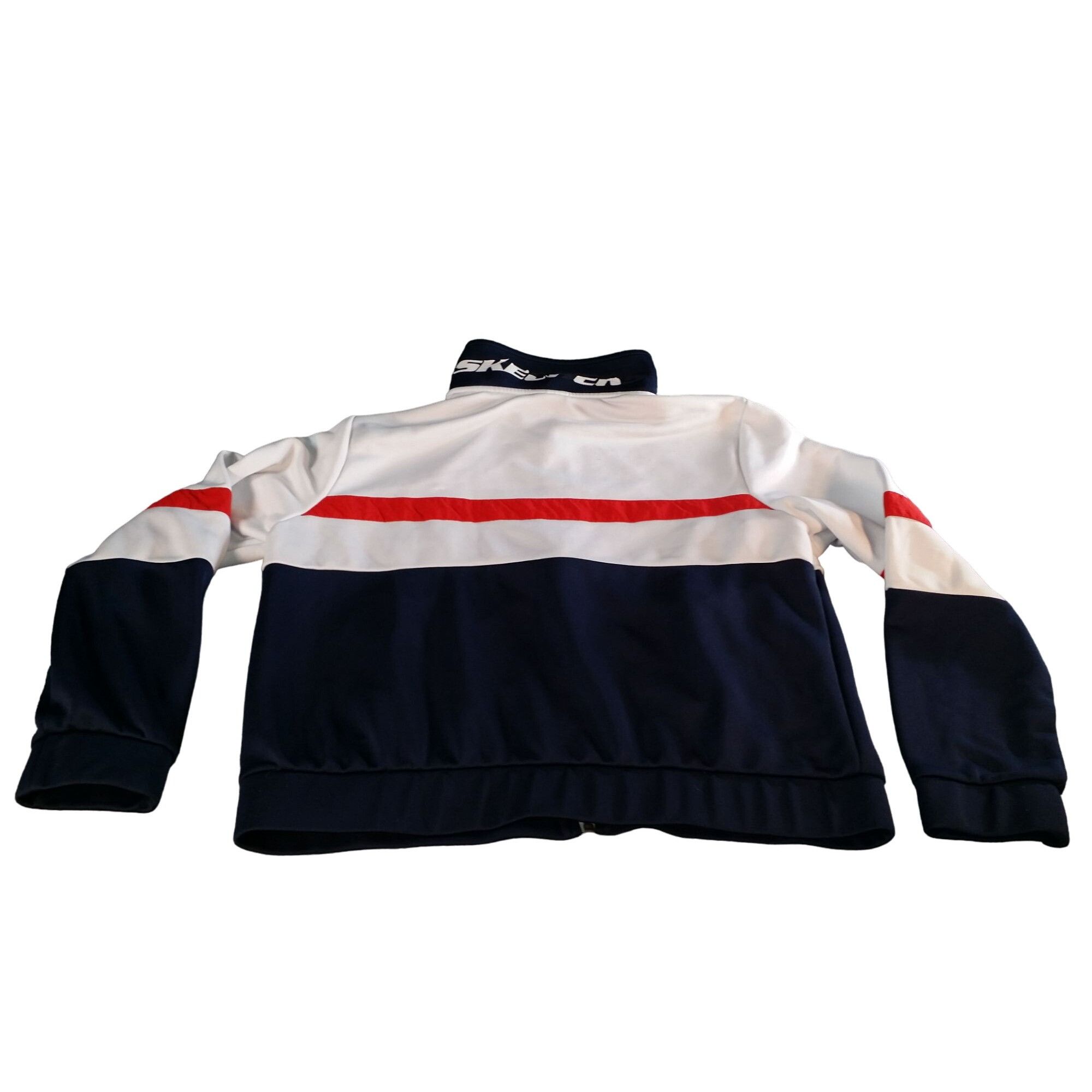 SKECHERS Skechers Tribute Jacket Men Sz L Windbreaker Red White Blue Size US L / EU 52-54 / 3 - 7 Thumbnail