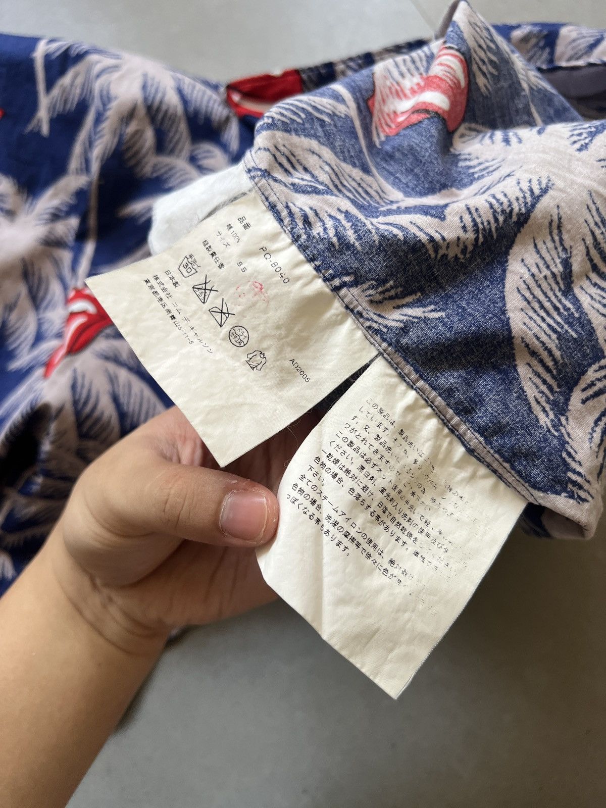 Comme des Garcons Homme Plus × The Rolling Stones SS06 Comme Des Garcons Homme Plus Hawaii Aloha Shirt Size US S / EU 44-46 / 1 - 4 Thumbnail