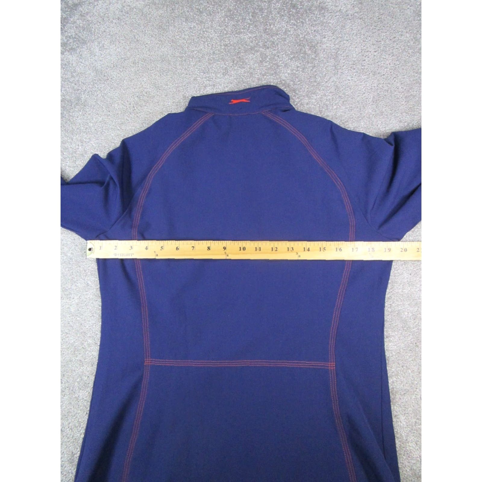 Vintage Slazenger Sweater Womens Medium Blue Full Zip Shirt (Regular) Size M / US 6-8 / IT 42-44 - 5 Thumbnail