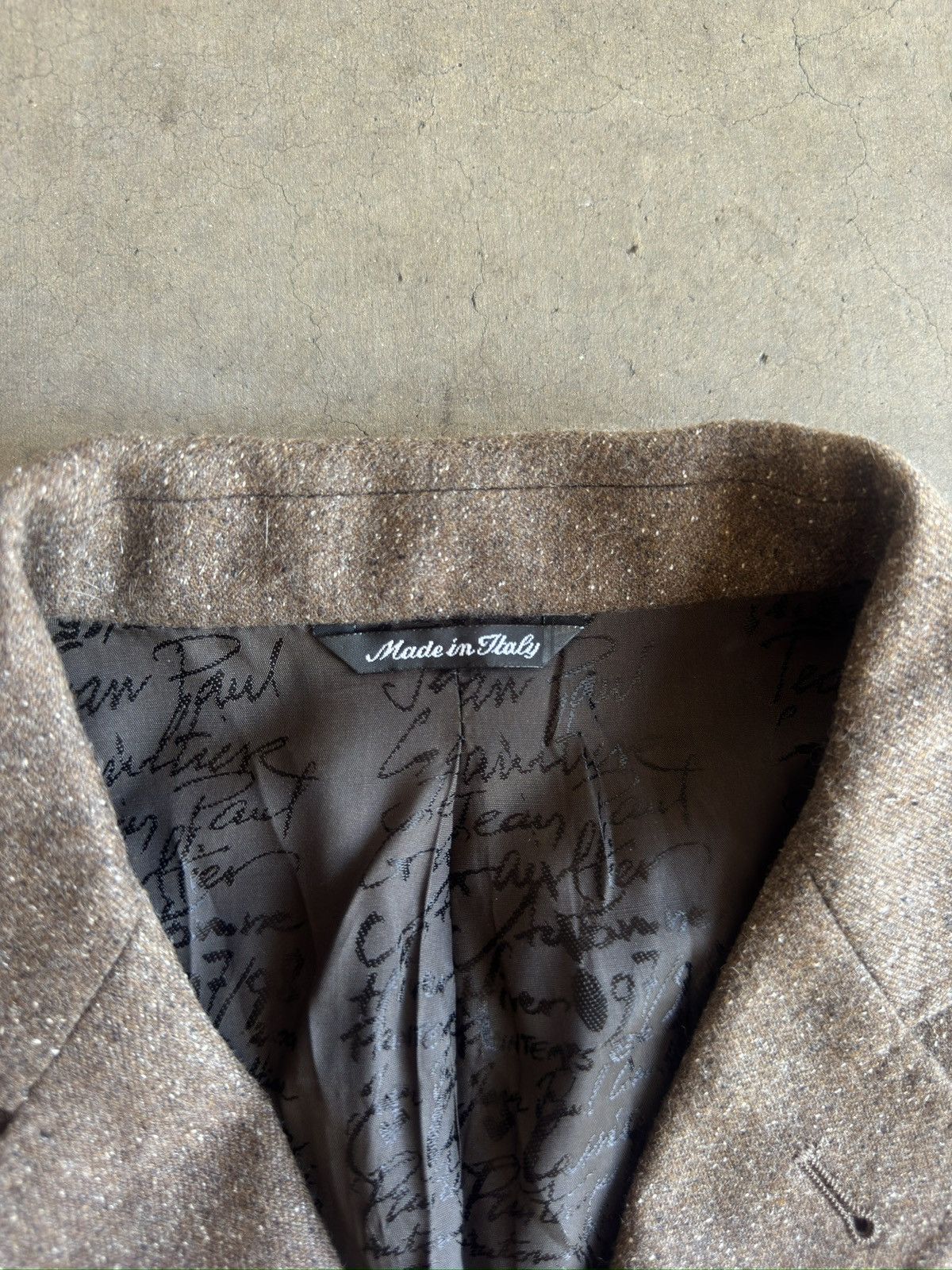 Jean Paul Gaultier F/W 1997 Jean Paul Gaultier Homme 4-Button Tweed Jacket Size 38R - 6 Thumbnail