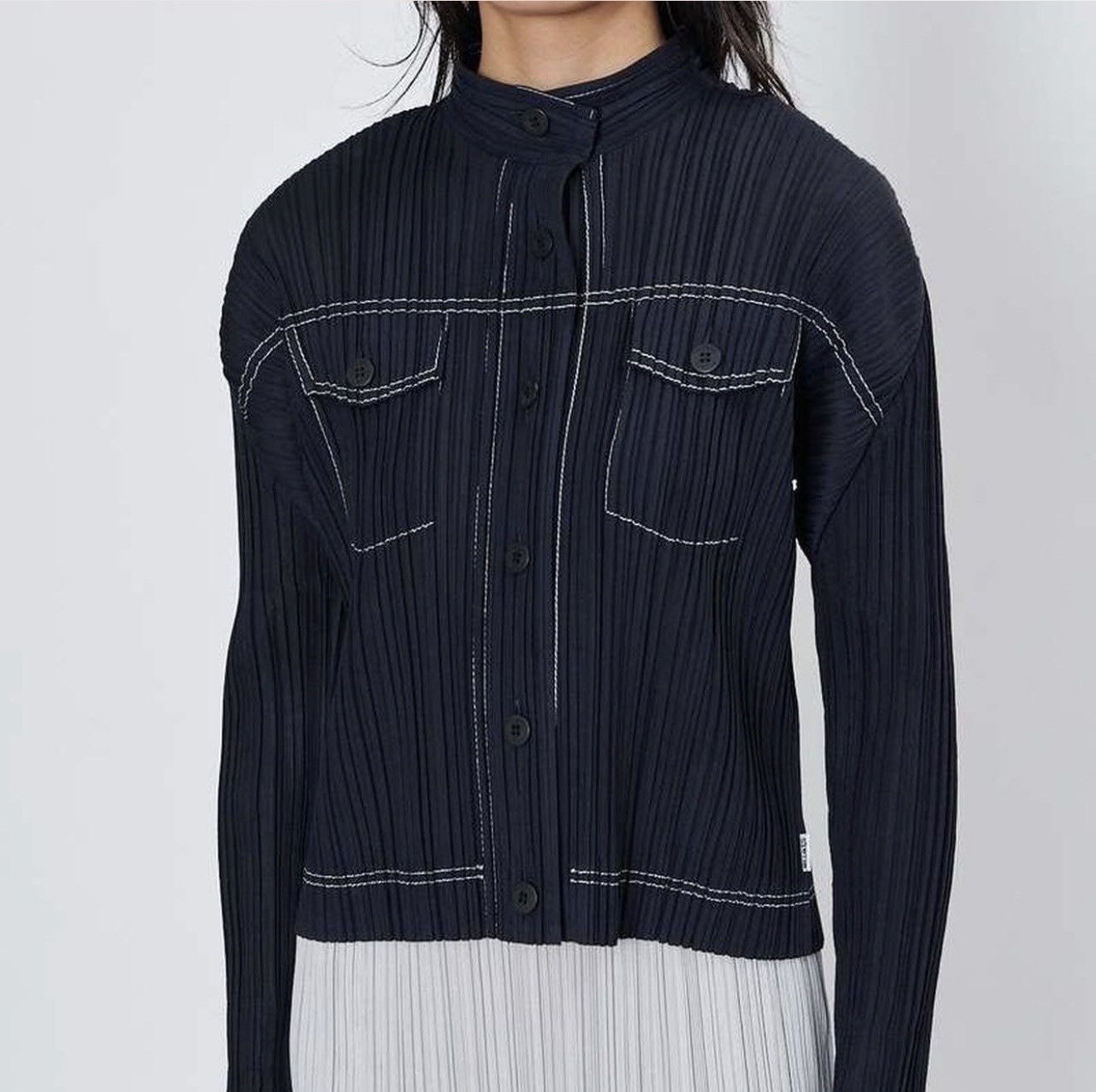 Issey Miyake Pleats Please Issey Miyake Pleated Cardigan Jacket Rust Size M / US 6-8 / IT 42-44 - 8 Thumbnail
