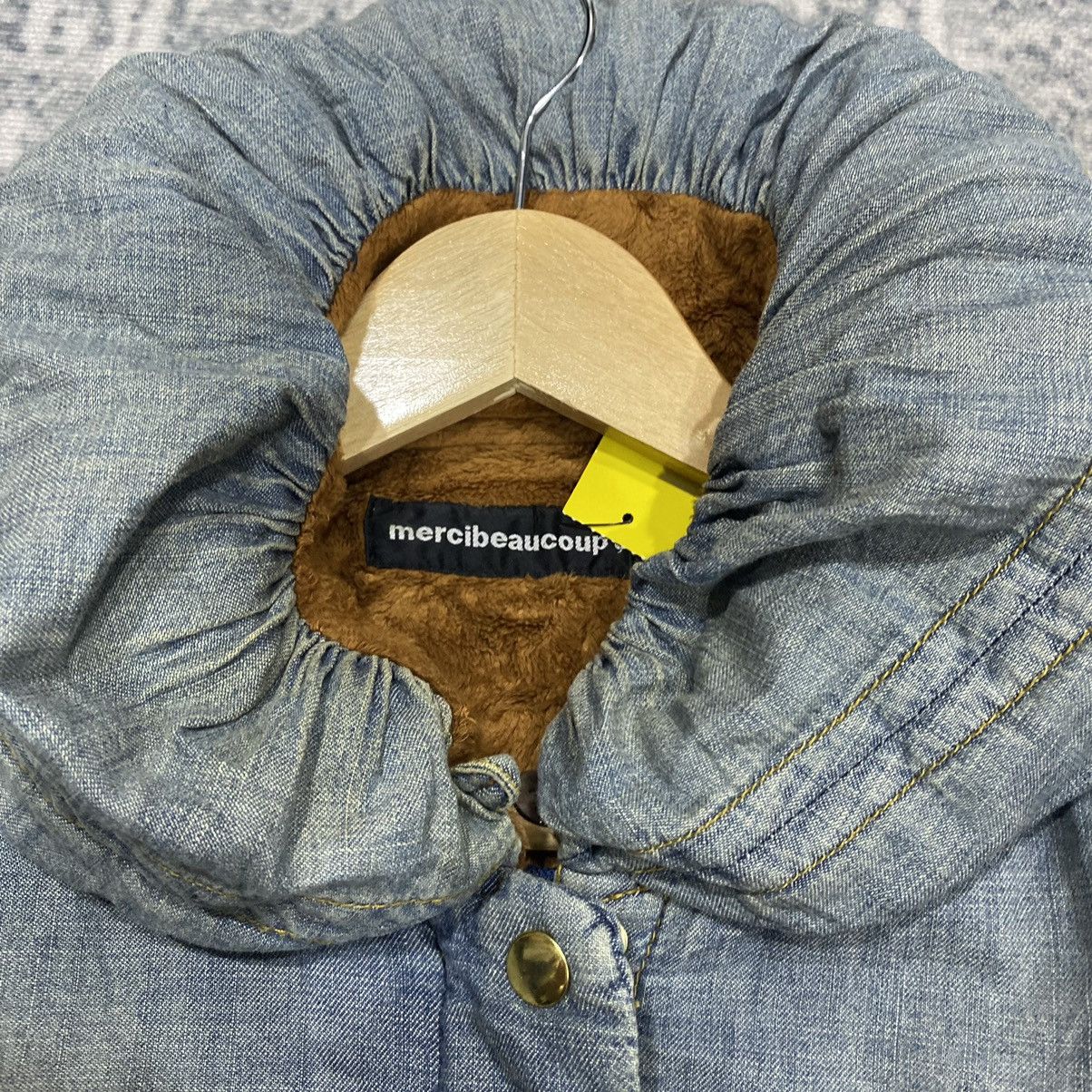 Issey Miyake Mercibeaucoup Denim Down Puffer Quilted Jacket Size US M / EU 48-50 / 2 - 5 Thumbnail