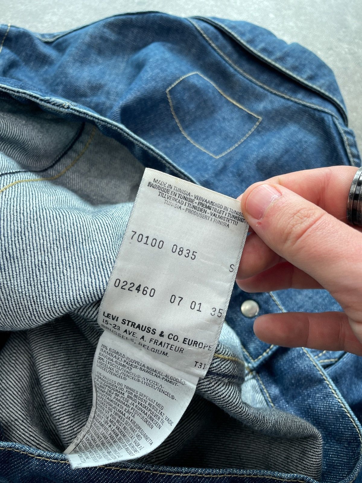 Levi's Vintage Levi’s Denim Jacket Size M 80-90s Streetwear Jeans Size US S / EU 44-46 / 1 - 4 Thumbnail