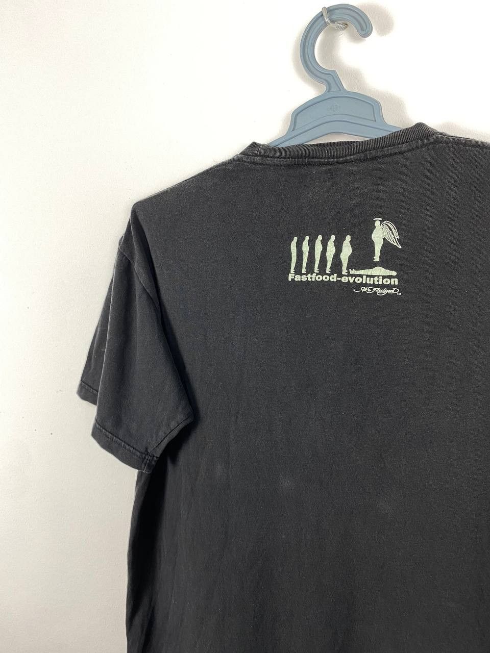 Vintage Unfledged Fastfood Evolution Vintage Faded T-Shirt Size US L / EU 52-54 / 3 - 8 Thumbnail