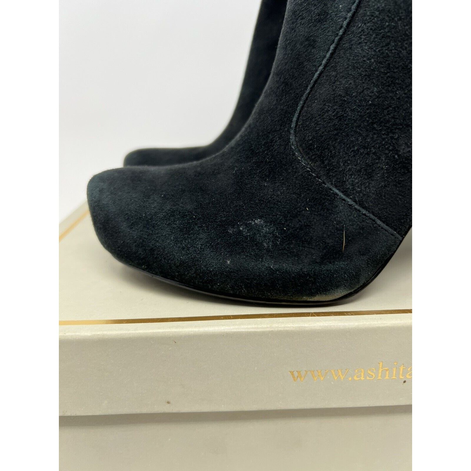 ASH ASH Italia Ankle Kid Suede Tess Boots 49191 EUC Size 39 Size US 8.5 / IT 38.5 - 6 Thumbnail