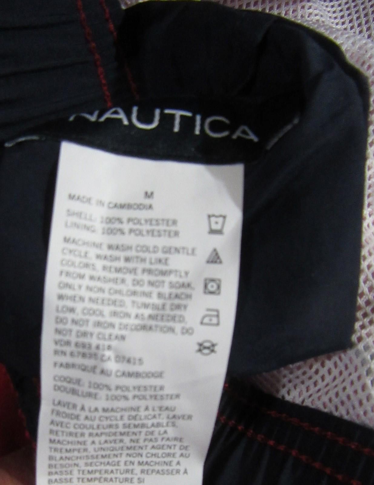 Nautica Nautica All Over Logo Mens Swim Trunks Red Size Large L NWT Size US 34 / EU 50 - 6 Thumbnail