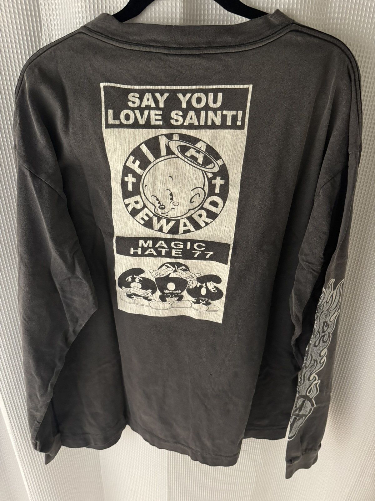 Saint Michael SAINT MXXXXXX graphic-print cotton T-shirt Size US XL / EU 56 / 4 - 7 Thumbnail