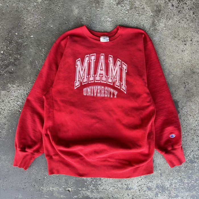 Miami university champion sweatshirt hot sale