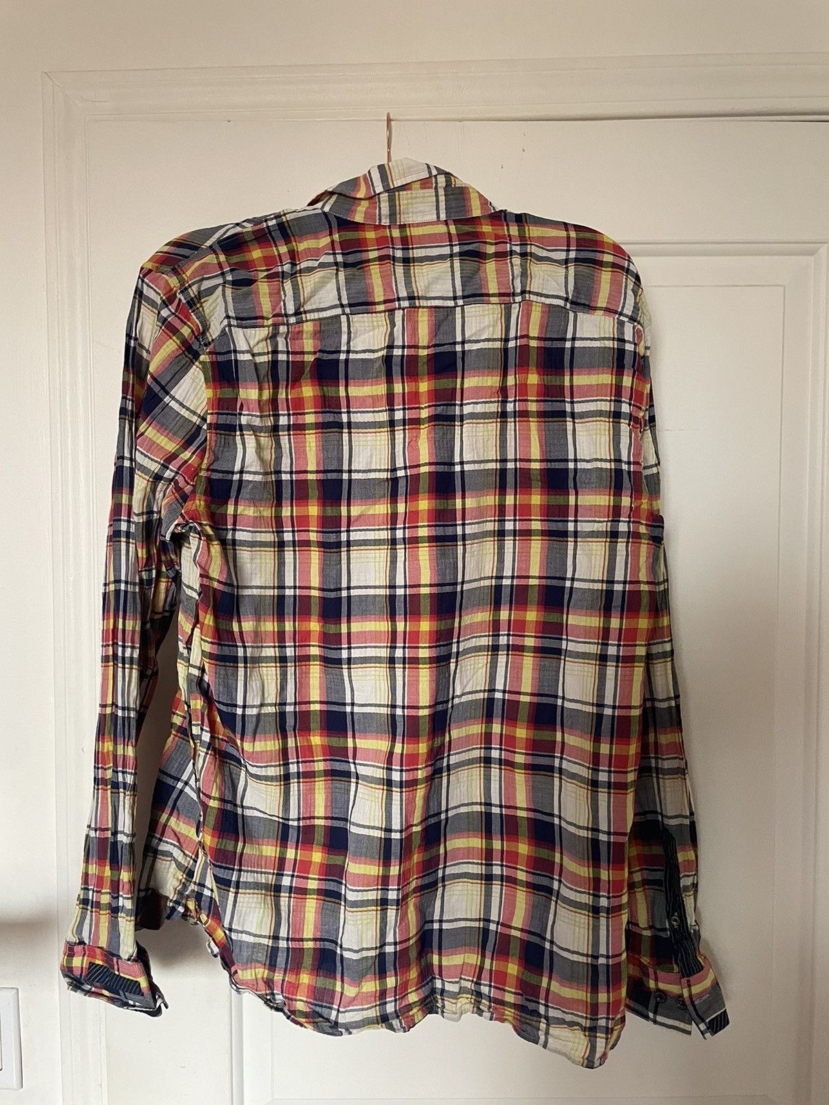 Scotch & Soda Scotch and Soda linen blend pattern long sleeve dress shirt Size US XL / EU 56 / 4 - 2 Thumbnail