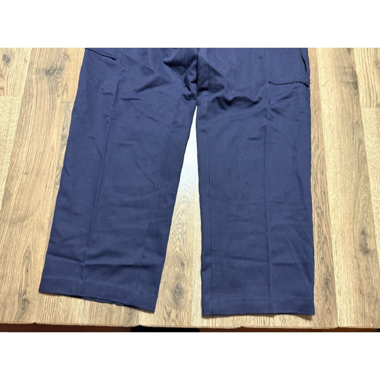 Vintage Steelguard Pants Mens 36x29.5 Blue Flame-Resistant Cargo Pockets Work Pant Size US 36 / EU 52 - 3 Thumbnail