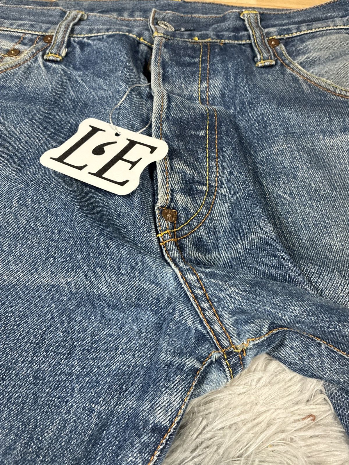 Evisu Mens Vintage Evisu Japan Style Jeans Pants Selvedge Size M Size US 32 / EU 48 - 5 Thumbnail
