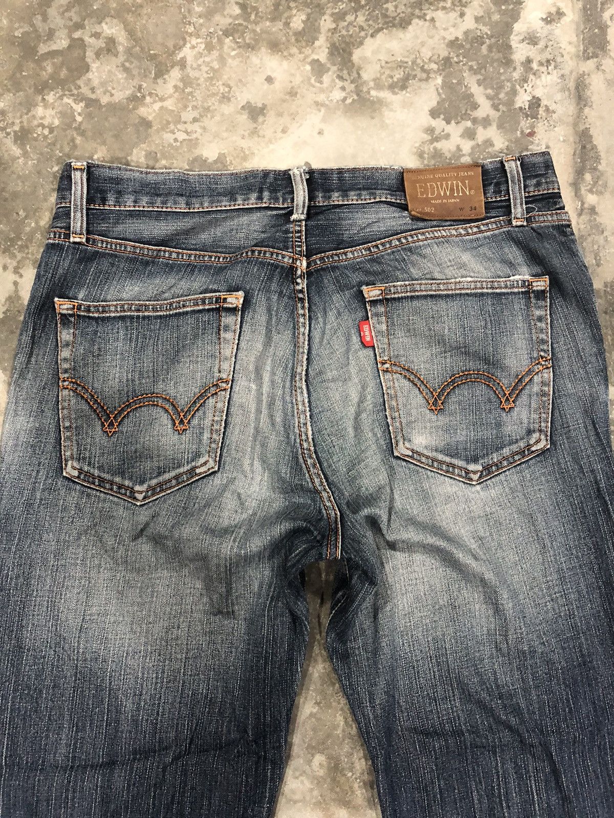 Edwin Vintage Edwin 502 Denim Jeans Size US 34 / EU 50 - 4 Thumbnail