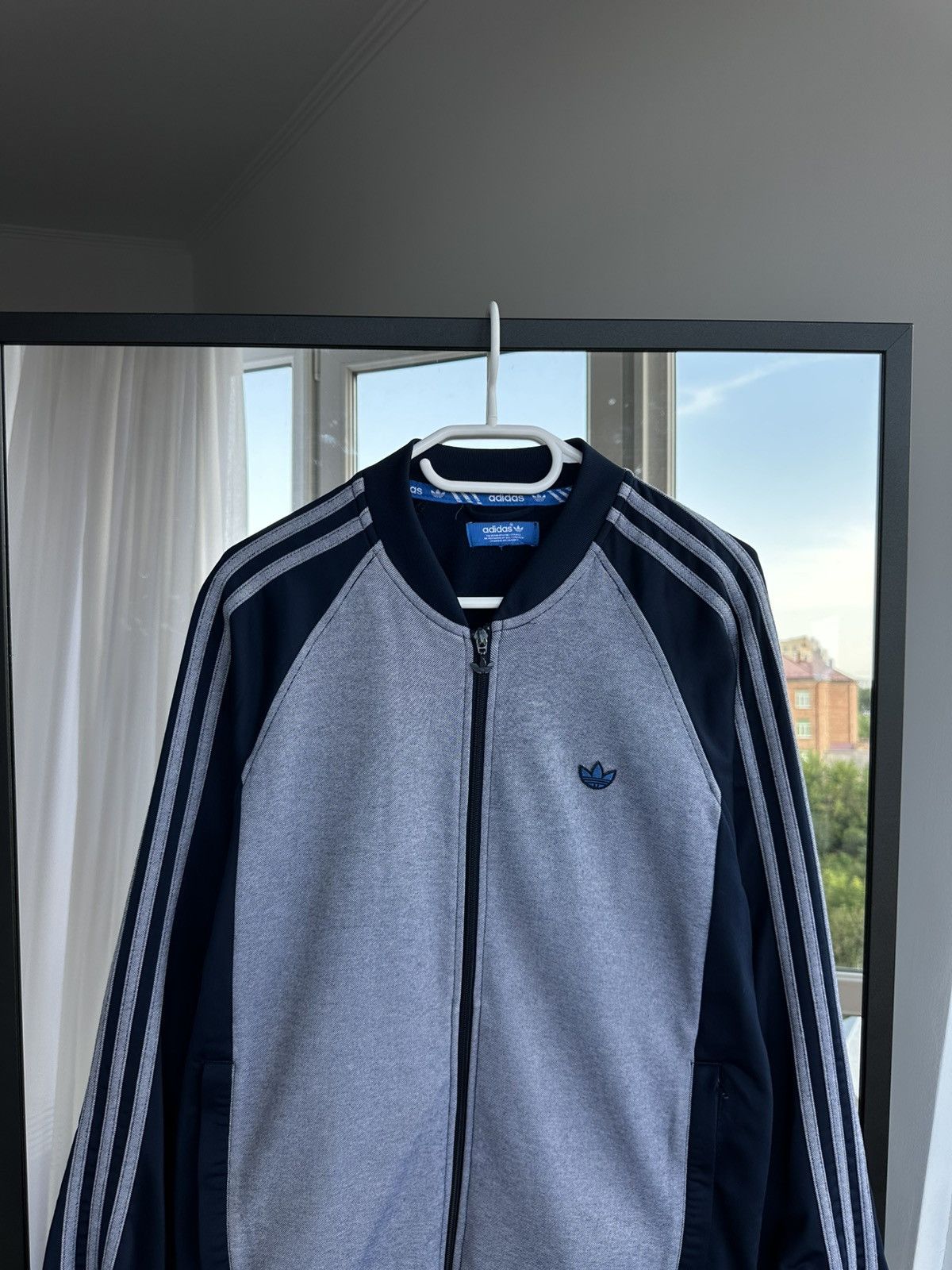 Adidas Vintage Adidas Firebird Blue Track Jacket Sz M Size US M / EU 48-50 / 2 - 2 Thumbnail