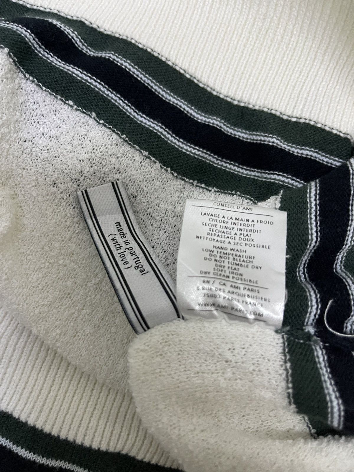 AMI Ami x Alexandre Mattiussi Striped Knit Sweater Size US XL / EU 56 / 4 - 14 Thumbnail