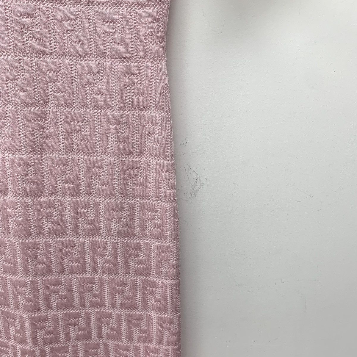 Fendi Fendi Pink Short Sleeve Knit Dress K26WX Size M / US 6-8 / IT 42-44 - 4 Thumbnail