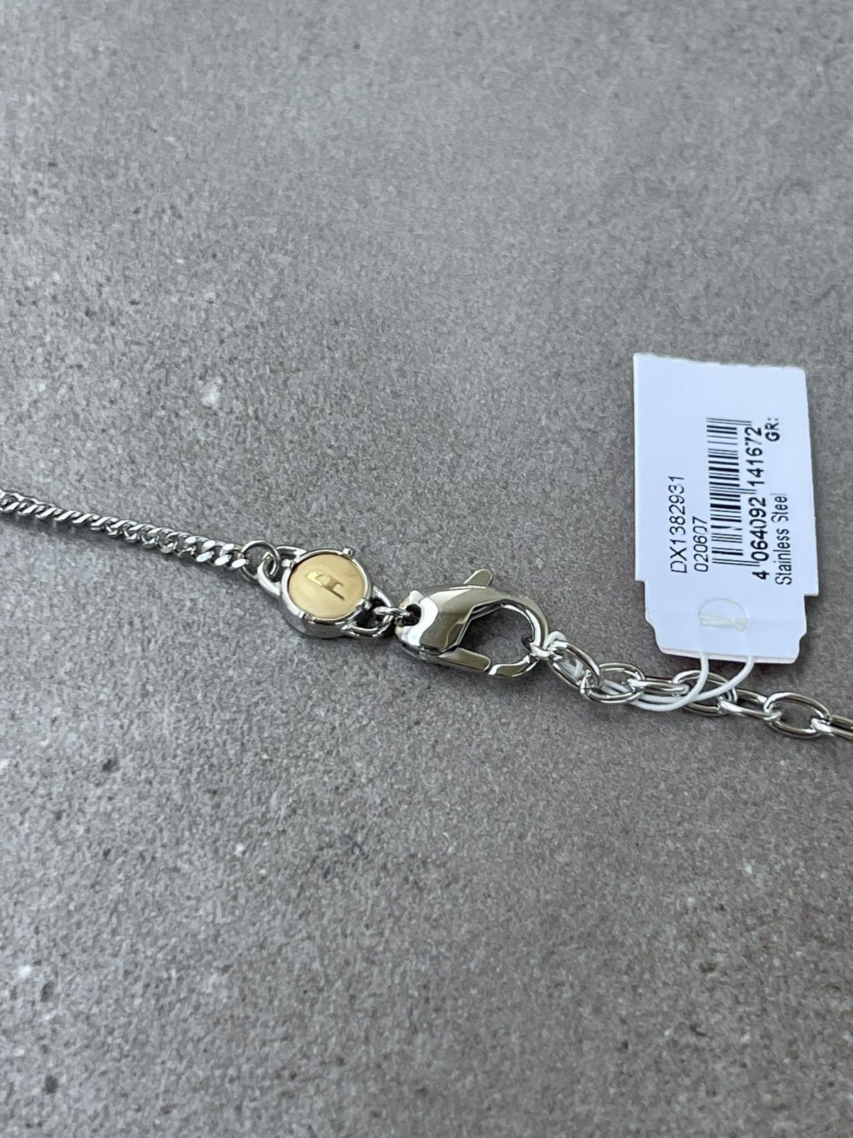 Diesel !DS! SS23 Diesel Skull Silver Necklace Size ONE SIZE - 8 Thumbnail