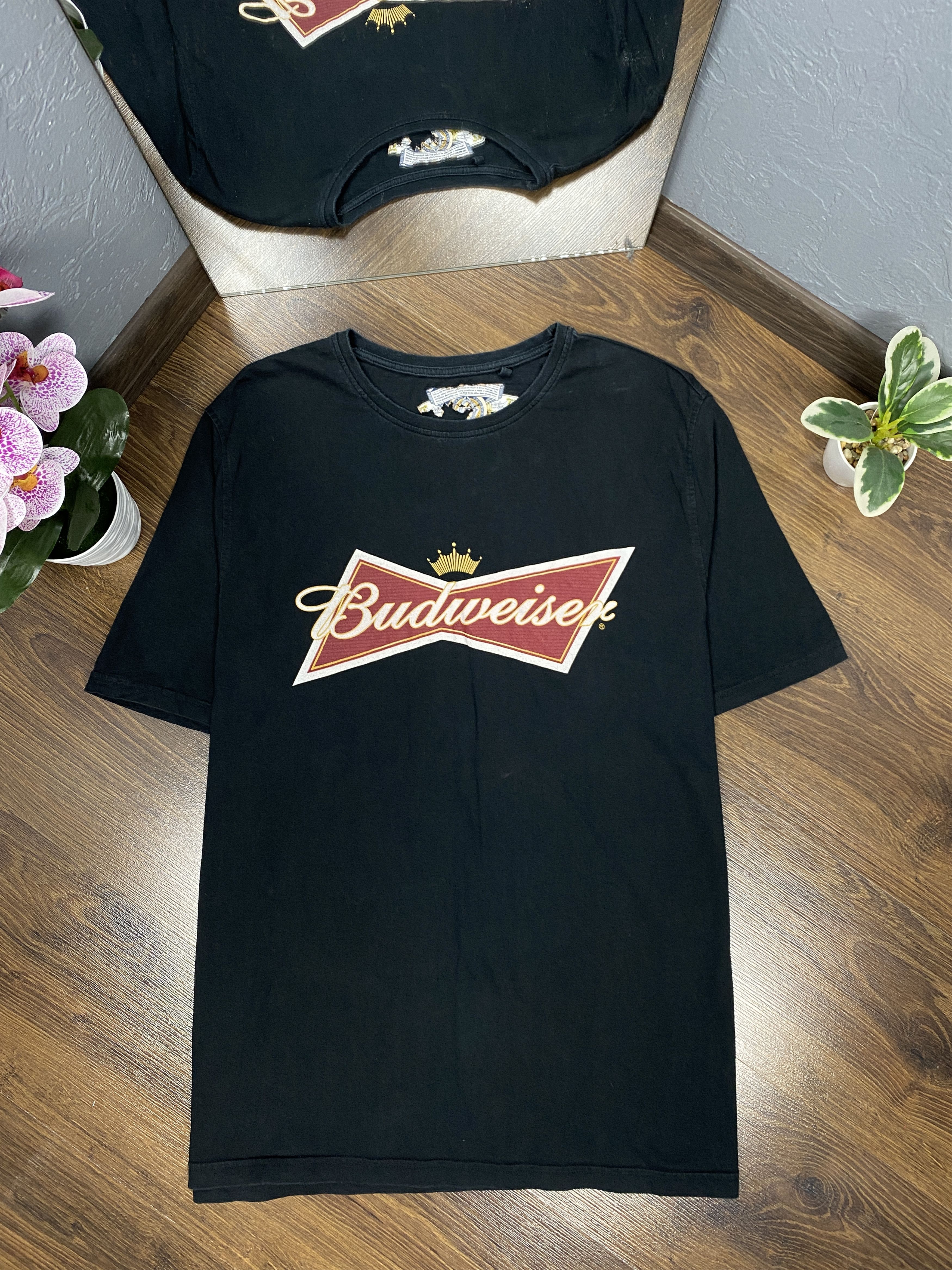 Budweiser Budweiser Vintage Mens Crew Neck T-Shirt Size US XL / EU 56 / 4 - 1 Thumbnail