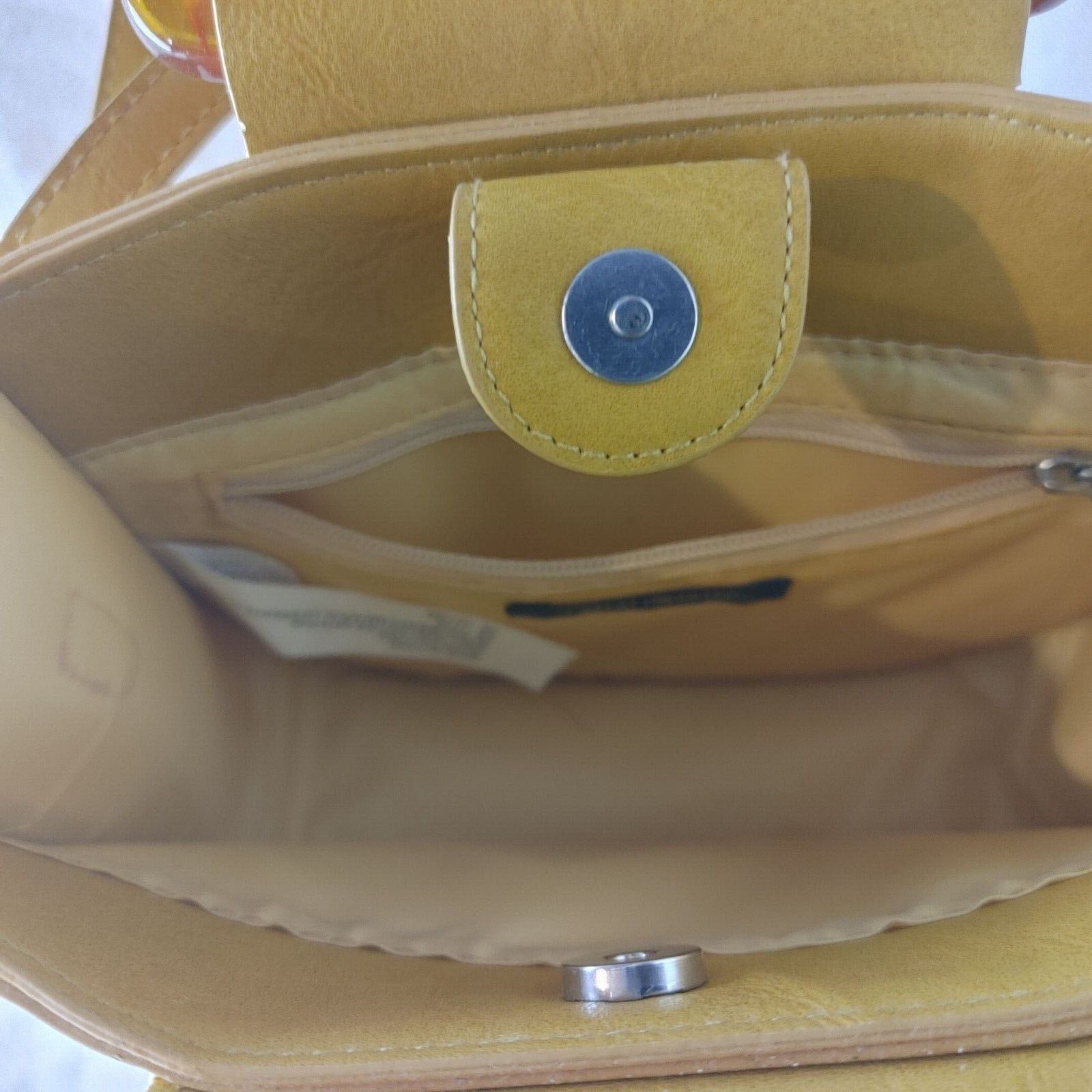 Other Wild Fable Mustard Mini Hand/Shoulder Bag Purse Faux Leather Size ONE SIZE - 3 Thumbnail