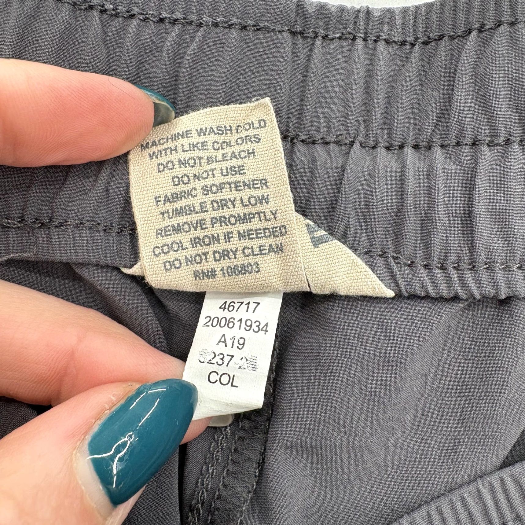 Duluth Trading Company Duluth Flex Sidewinder Lightweight Jogger Pants Womens Large Gray Stretch Trail Size 36" / US 14 / IT 50 - 5 Thumbnail