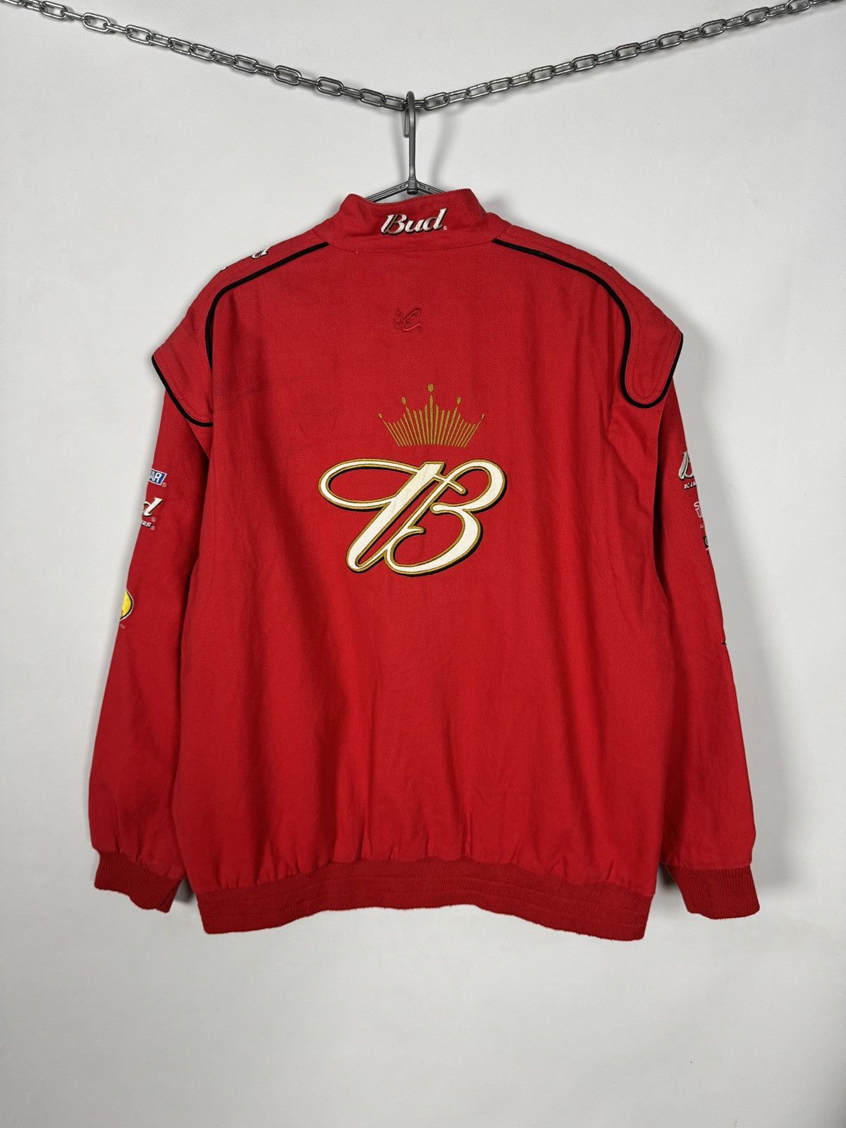Formula 1 Vintage Chase Dale Earnhardt Jr Budweiser NASCAR Jacket XL Size US XL / EU 56 / 4 - 13 Thumbnail