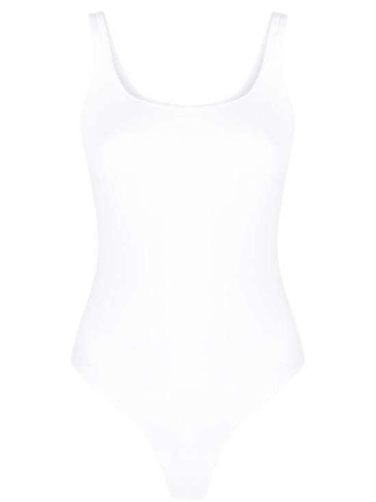 Wolford WOLFORD Women Bodysuit Tops 75085 1001 White Size M / US 6-8 / IT 42-44 - 1 Thumbnail