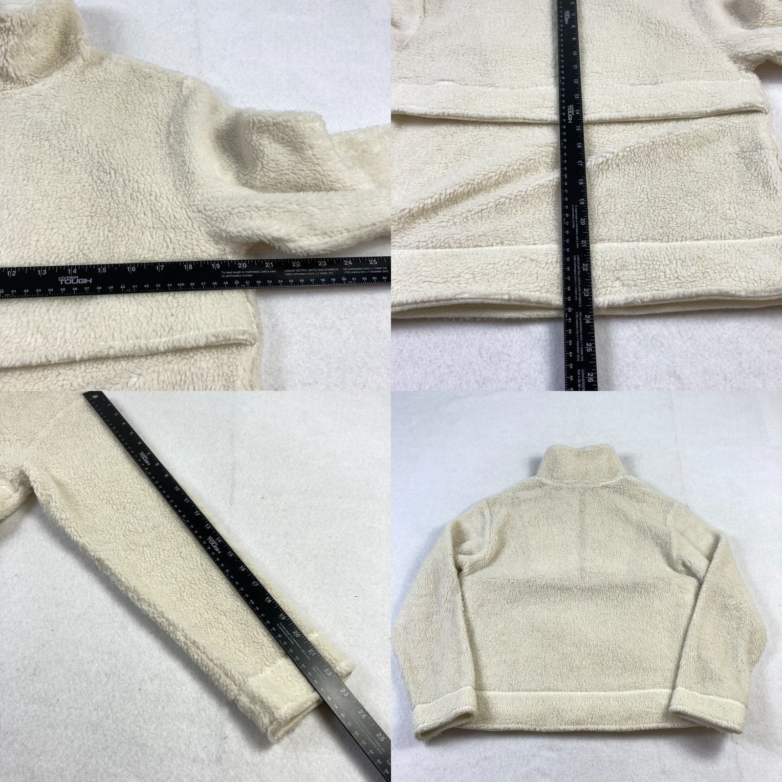 Vintage L.L. Bean Signature Sherpa Jacket Women's S Kangaroo Pocket Half Zip Outdoor Jacket Size S / US 4 / IT 40 - 8 Thumbnail