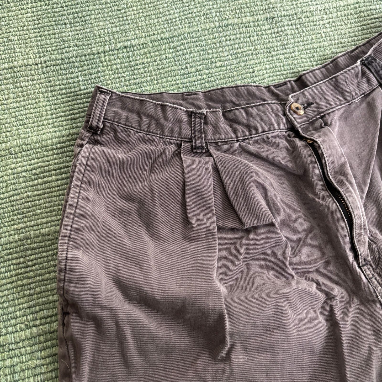 Vintage Vintage 90s Gray Cotton Michelob Summer Shorts 34" Size US 34 / EU 50 - 4 Thumbnail